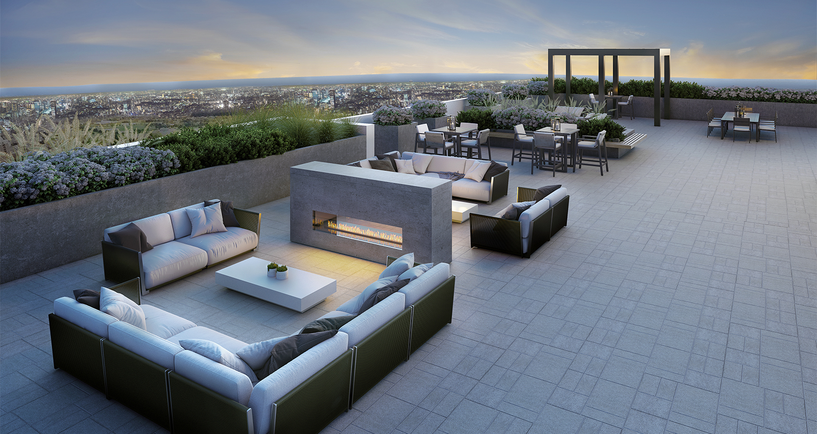 patio with great view